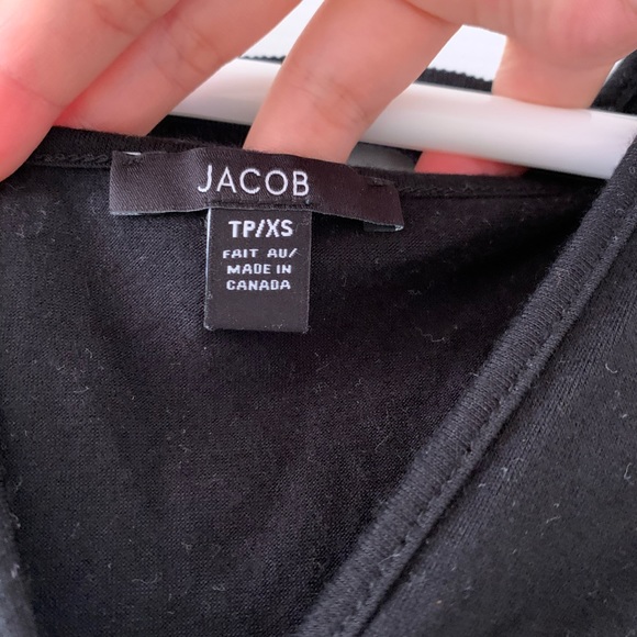 Jacob - black, flowy tank top - Picture 5 of 6